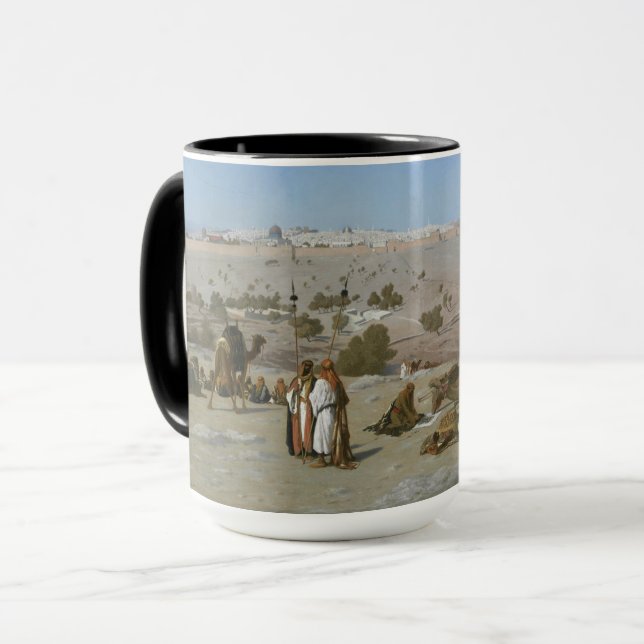 Jerusalem från Mountet of Olives | 1880 Mugg (Framsida vänster)
