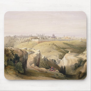 Jerusalem från Mountet of Olives, April 8th 1839 Musmatta