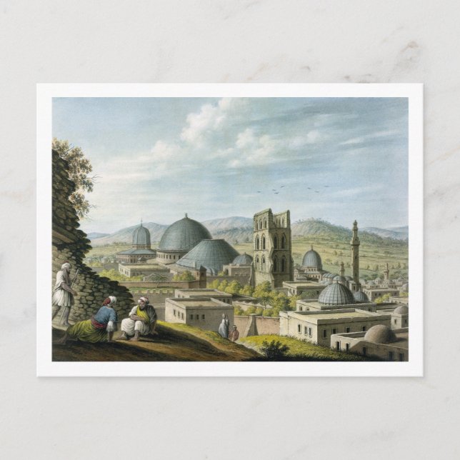 Jerusalem från Väster, pub. av William Watts, 18 Vykort (Framsida)