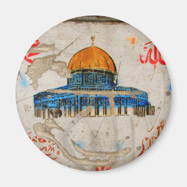 Jerusalem Graffiti Magnet (Framsidan)