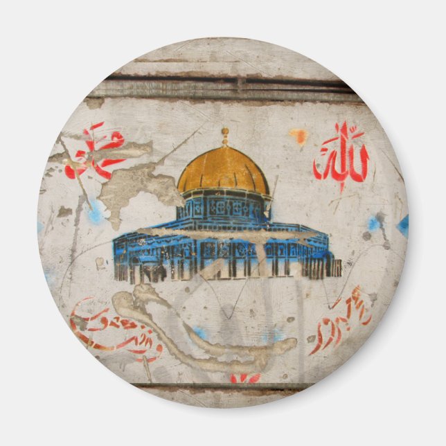 Jerusalem Graffiti Magnet (Framsidan)