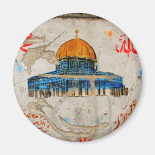 Jerusalem grafitti magnet
