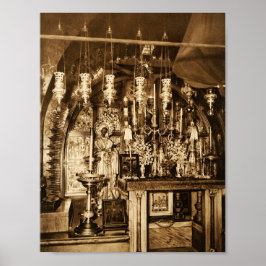 Jerusalem - Heliga Sepulchers kyrka Poster