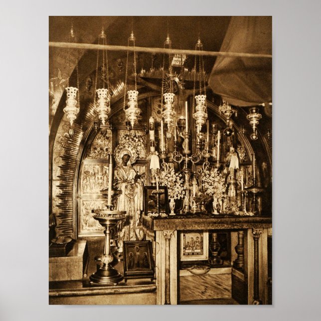 Jerusalem - Heliga Sepulchers kyrka Poster (Framsidan)