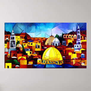 Jerusalem hjärta poster