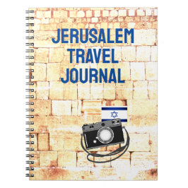 Jerusalem Holyland Travel Journal Lägg till foton Anteckningsbok