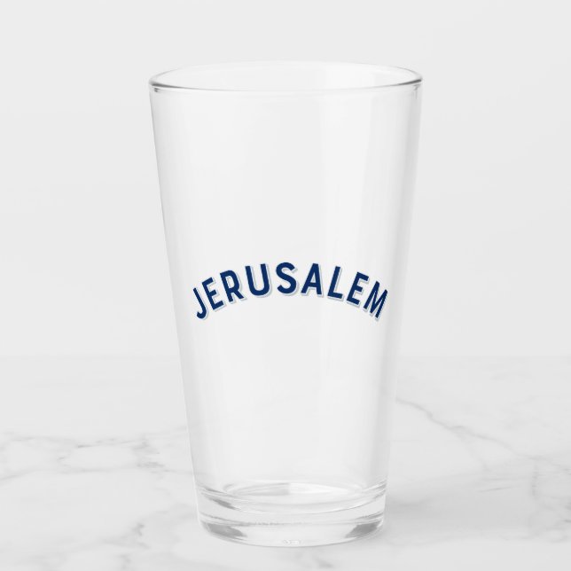 Jerusalem Israel Glaskopp (Framsida)