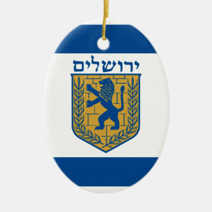 Jerusalem Israel Julgransprydnad Keramik