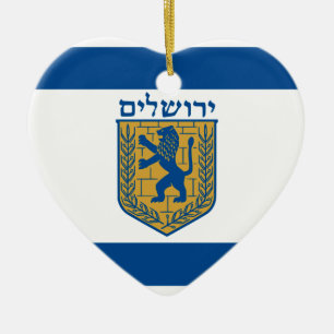Jerusalem Israel Julgransprydnad Keramik
