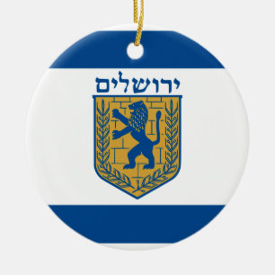 Jerusalem Israel Julgransprydnad Keramik
