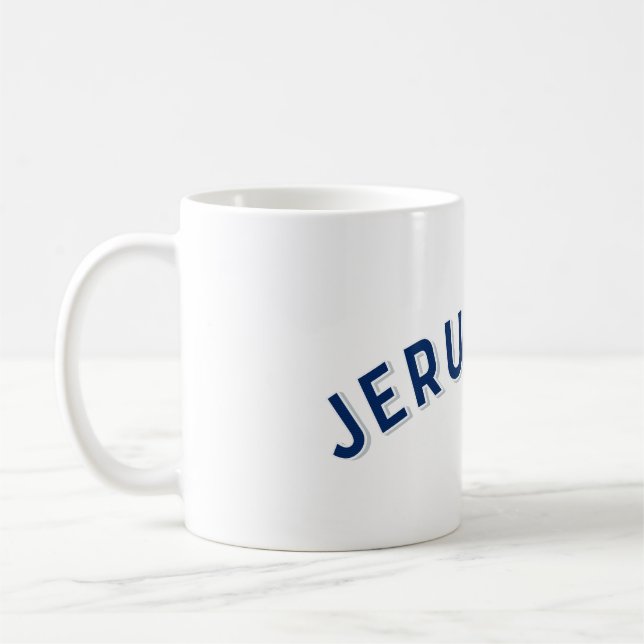 Jerusalem Israel Kaffemugg (Vänster)