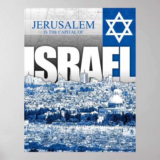 Jerusalem, Israel Poster (Framsidan)