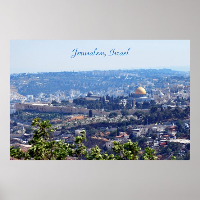 Jerusalem, Israel Poster (Framsidan)