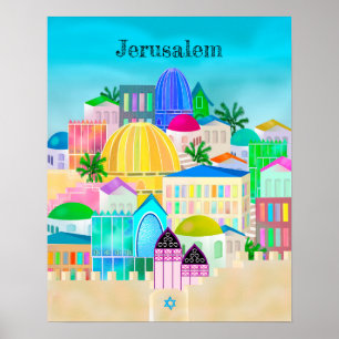 Jerusalem Israel - resa Poster