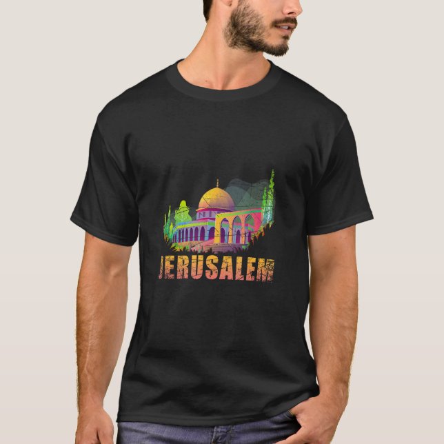 Jerusalem Israel T Shirt (Framsida)