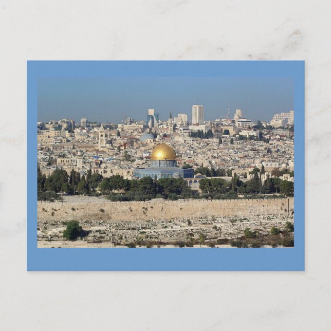 Jerusalem Israel Vykort (Framsida)