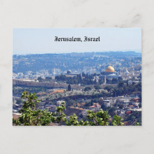 Jerusalem, Israels postkort Vykort