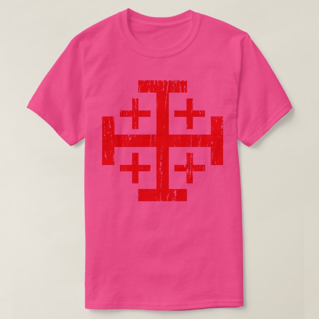 Jerusalem Kor drabbad T Shirt (Design framsida)