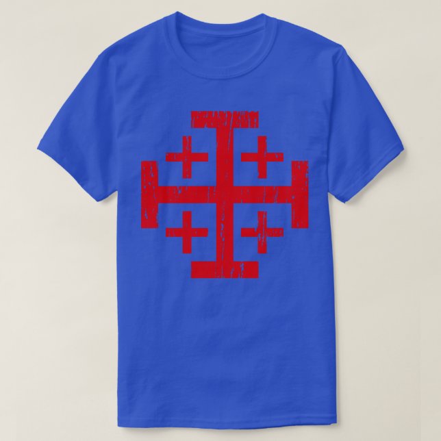 Jerusalem Kor drabbad T Shirt (Design framsida)