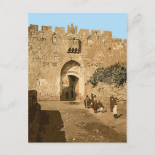 Jerusalem - Lejon Grind Vykort