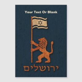 Jerusalem Lejont med Flagga