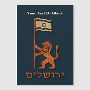 Jerusalem Lejont med Flagga