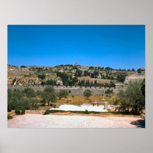 Jerusalem Mount Zion Poster