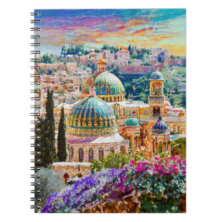 Jerusalem Old City Paint Journal Anteckningsbok
