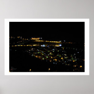 Jerusalem på natten poster