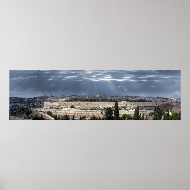 Jerusalem Panorama Tempestade Poster (Framsidan)