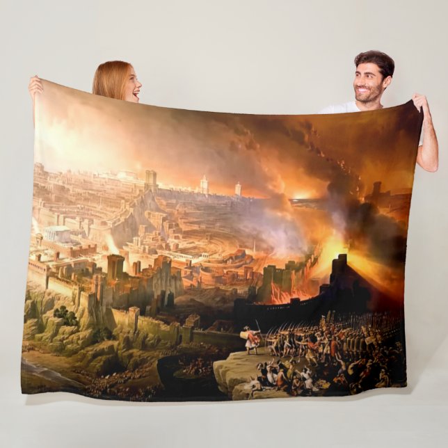 JERUSALEM SIEGE FLEECEFILT (På plats)