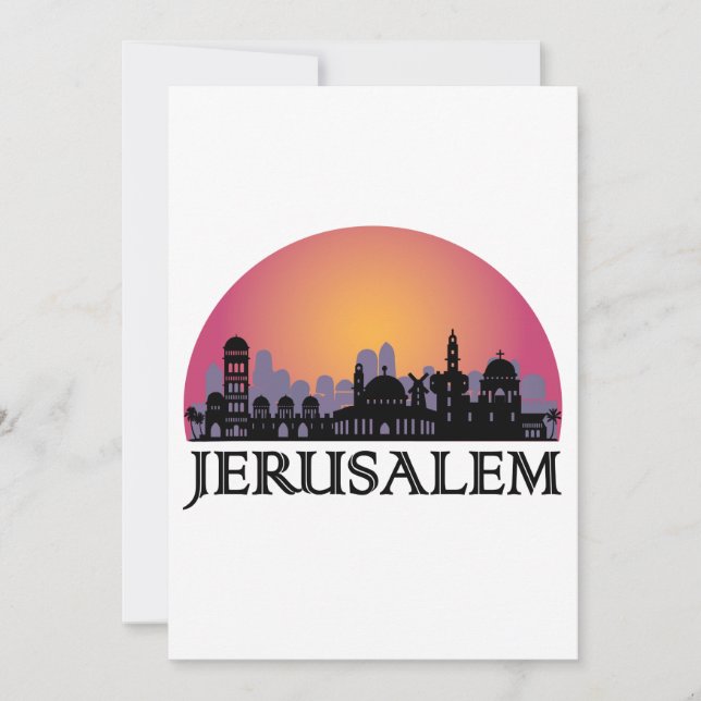 Jerusalem Skyline - Israel Travel (Framsida)