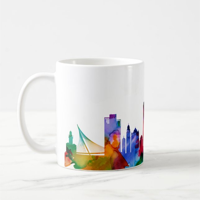 Jerusalem Skyline Kaffemugg (Vänster)