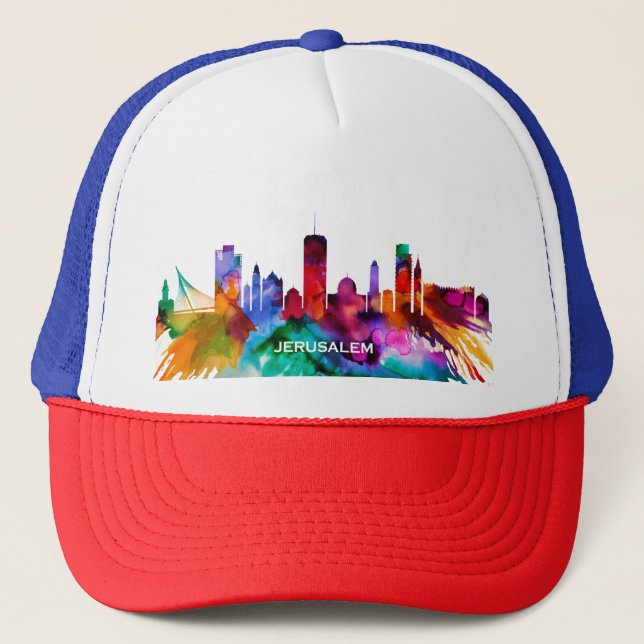 Jerusalem Skyline Keps (Framsida)