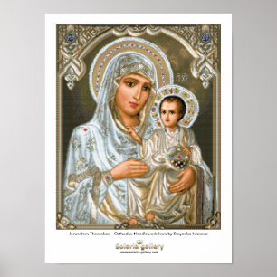 Jerusalem Theotokos - affisch