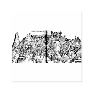 Jerusalem under Salomonöarnas styre Självfärgande Stämpel