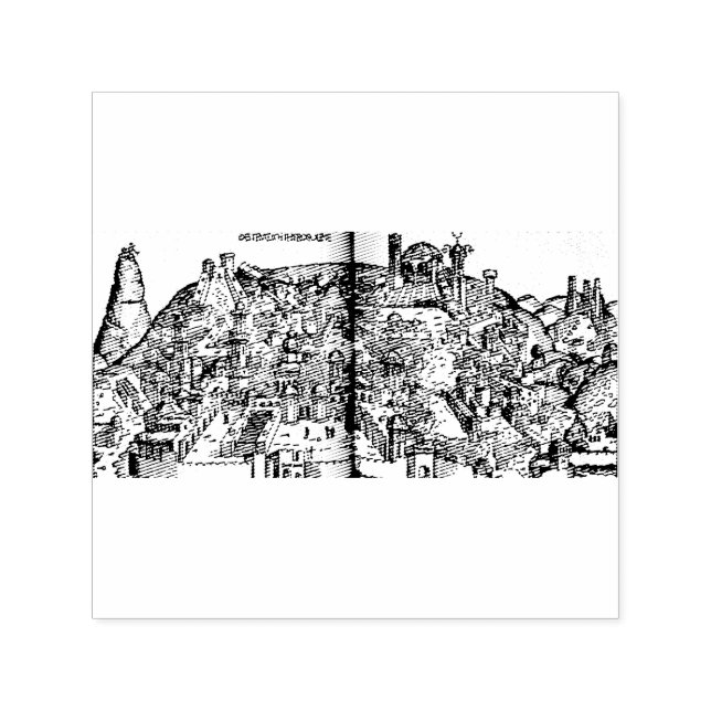 Jerusalem under Salomonöarnas styre Självfärgande Stämpel (Design)