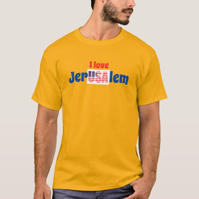 Jerusalem USA T-Shirt (Framsida)
