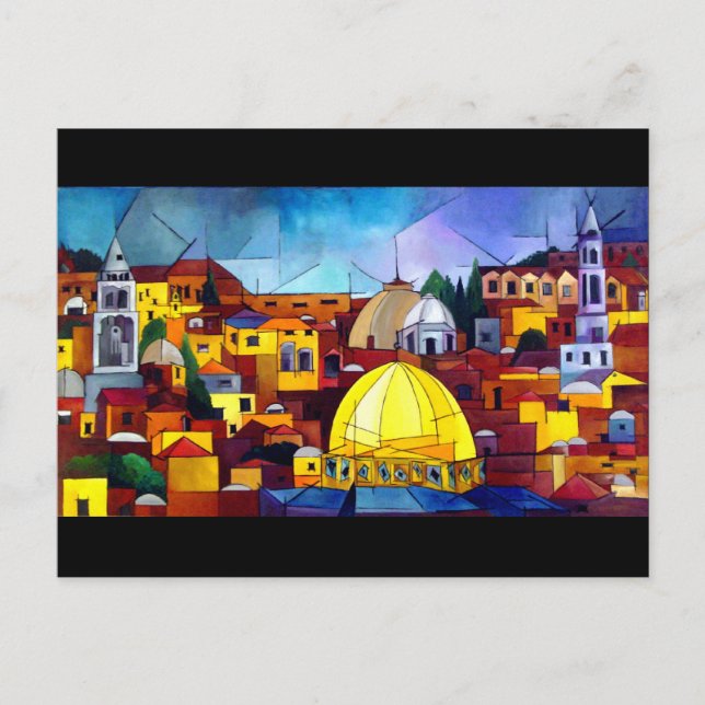 Jerusalem Vykort (Framsida)