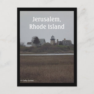 Jerusalem, vykort för Rhode island