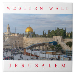 Jerusalem Westernare mur keramik Kakelplatta