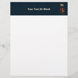 Jerusalemdagen Lejon med Flagga Brevhuvud