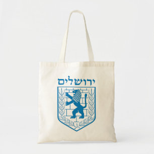 Jerusalems emblem tygkasse