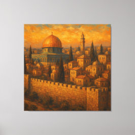 Jerusalems externa sändebud canvastryck