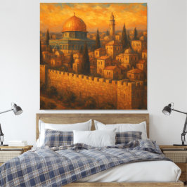 Jerusalems externa sändebud canvastryck