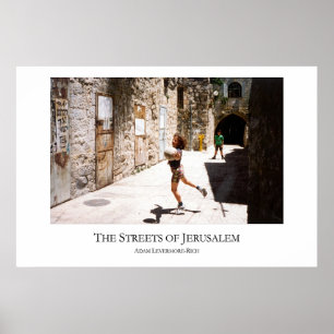 Jerusalems rutter - stor version poster