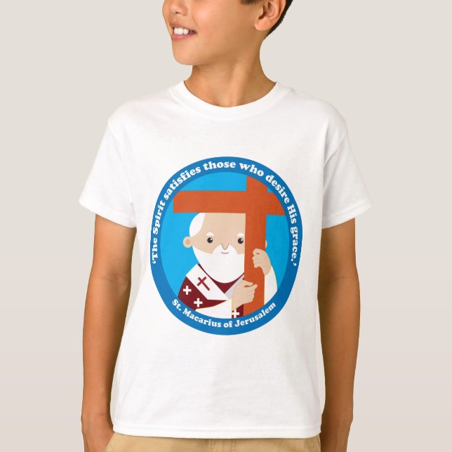 Jerusalems St. Macarius T Shirt (Framsida)