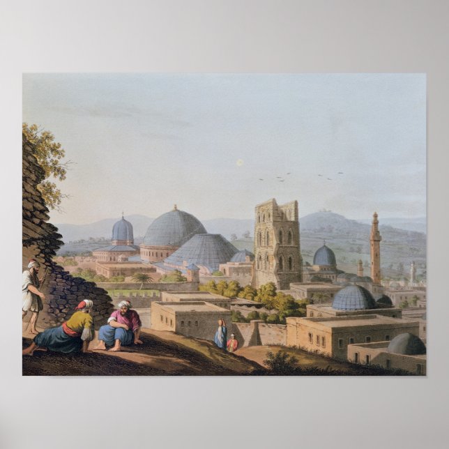 Jerusalems stad, 1812 poster (Framsidan)