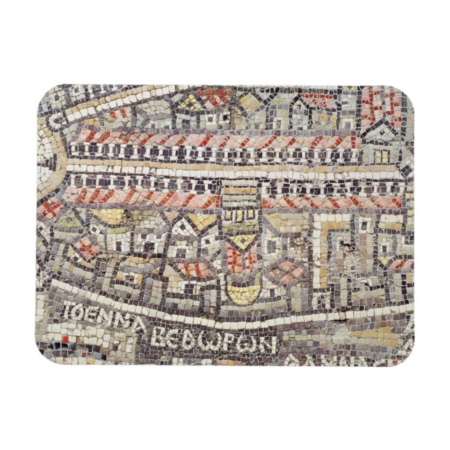 Jerusalems stad och det omgivande området magnet (Horisontell)