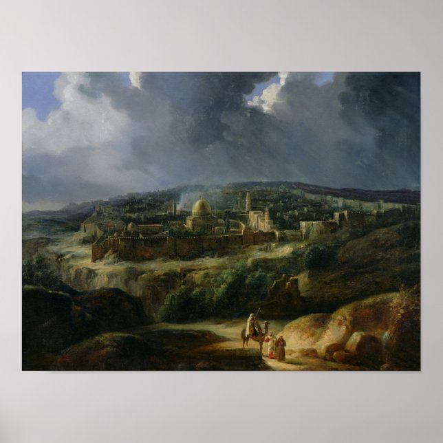 Jerusalems syn i Jehoshaphats dal Poster (Framsidan)